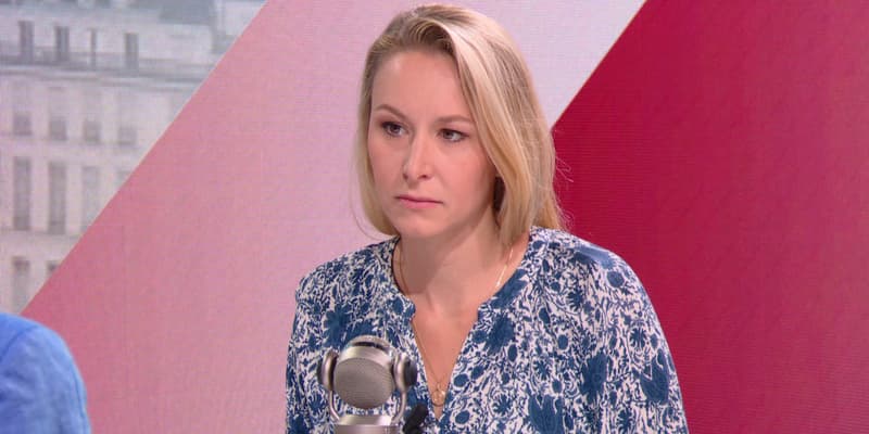 Marion Maréchal, députée européenne et présidente du mouvement Identité et Libertés sur RMC-BFMTV, vendredi 13 juin 2025.