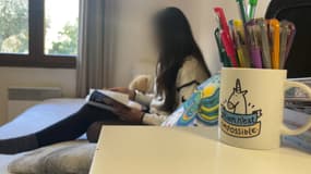 Charlotte, victime d'une asphyxie à la suite d'un agression par autre élève de son lycée de Stanislas, à Nice, ici filmée début décembre 2024.