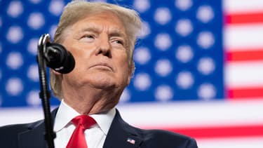 Donald Trump lors d'un meeting dans l'Ohio, le 10 janvier 2020