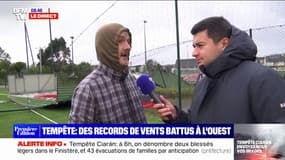 "Tous les magasins sont fermés": cet habitant de Lannion, dans les Côtes-d'Armor, témoigne après le passage de la tempête Ciaran