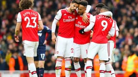 Les joueurs d'Arsenal