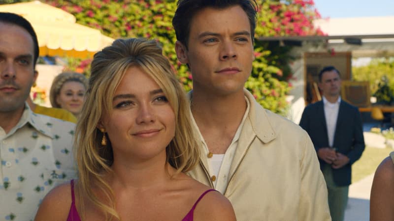 Florence Pugh et Harry Styles dans "Don't Worry Darling"
