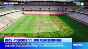 "C'est honteux": après Nice-Toulouse, les supporteurs dénoncent l'état de la pelouse de l'Allianz Riviera