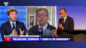 Story 1 : Débat entre Jean-Luc Mélenchon et Éric Zemmour ce soir à 20h45 sur BFMTV - 23/09