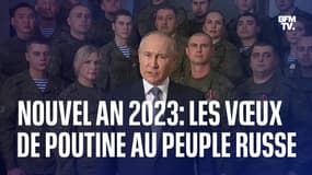 Nouvel An 2023: les vœux de Vladimir Poutine au peuple russe