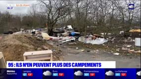 Val-d'Oise: les habitants de Saint-Ouen-L-Aumône n'en peuvent plus des campements