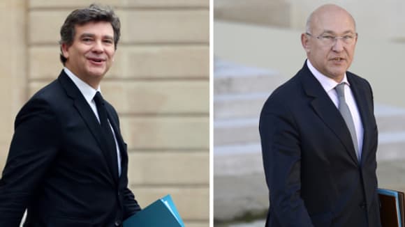Arnaud Montebourg et Michel Sapin.
