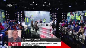 #GiletsJaunes - "On craint les groupuscules d'ultra-gauche et d'ultra-droite !" Stanislas Gaudon, syndicat de Police Alliance #GGRMC
