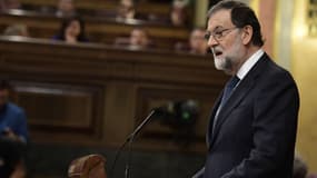 Mariano Rajoy au Parlement espagnol, le 11 octobre. 