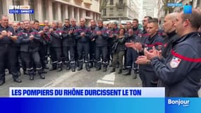 Lyon: les pompiers du Rhône poursuivent leur grève