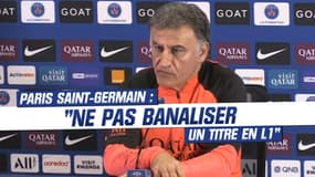 "Ce n'est pas facile d'être champion de France", affirme Christophe Galtier