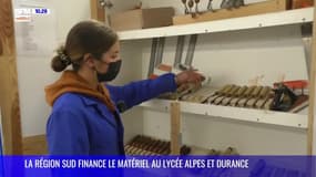 La Région Sud finance le matériel au Lycée Alpes et Durance