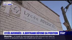 Lycée musulman Averroès de Lille: Xavier Bertrand défend sa position