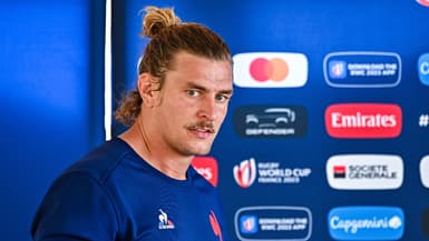 Bastien Chalureau avec le XV de France, le 4 septembre 2023