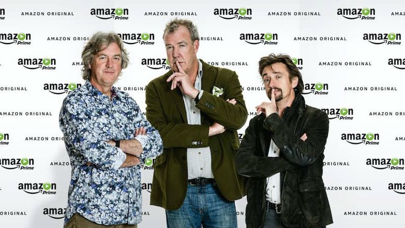 Jeremy Clarkson, Richard Hammond et James May, le trio "Top Gear". 