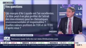 Les questions : Air Liquide peut-il profiter de l'attrait des investisseurs pour les thématiques environnementales et responsables ? -14/02