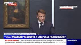 Musée du Louvre: Emmanuel Macron annonce "la création d'une nouvelle grande entrée"