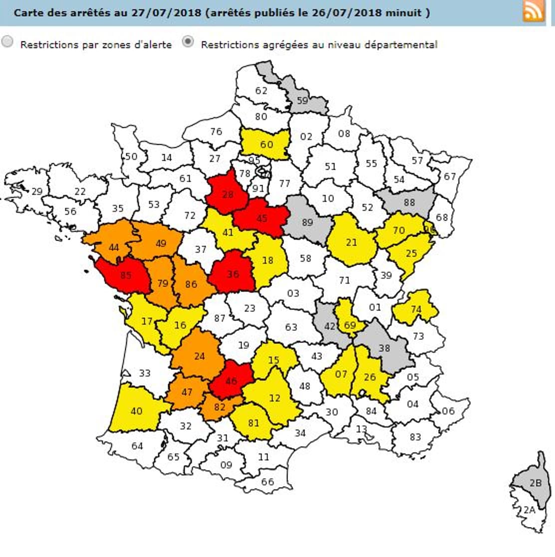 S Cheresse Des Restrictions D Eau Dans D Partements