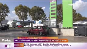 RMC chez vous : Des Français traversent la frontière pour faire le plein - 25/10