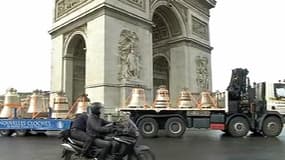 Les neuf cloches géantes sont arrivées à Notre-Dame de Paris