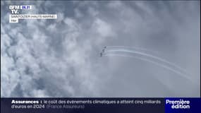 Patrouille de France: une enquête ouverte sur l'impressionnante collision entre deux avions