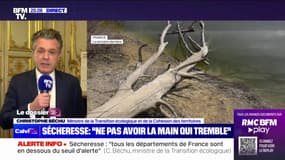 Christophe Béchu sur la sécheresse: "Ne pas prendre de mesures de restriction aujourd'hui serait irresponsable"