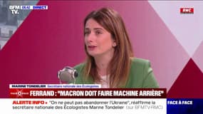 Marine Tondelier: "Les enfants qui naissent cette année, personne ne peut leur garantir que la planète sera encore habitable dans 30 ans"