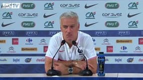 Football / Equipe de France / Deschamps heureux d'être au Brésil et de la ferveur - 10/06