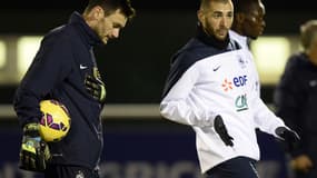 Hugo Lloris et Karim Benzema
