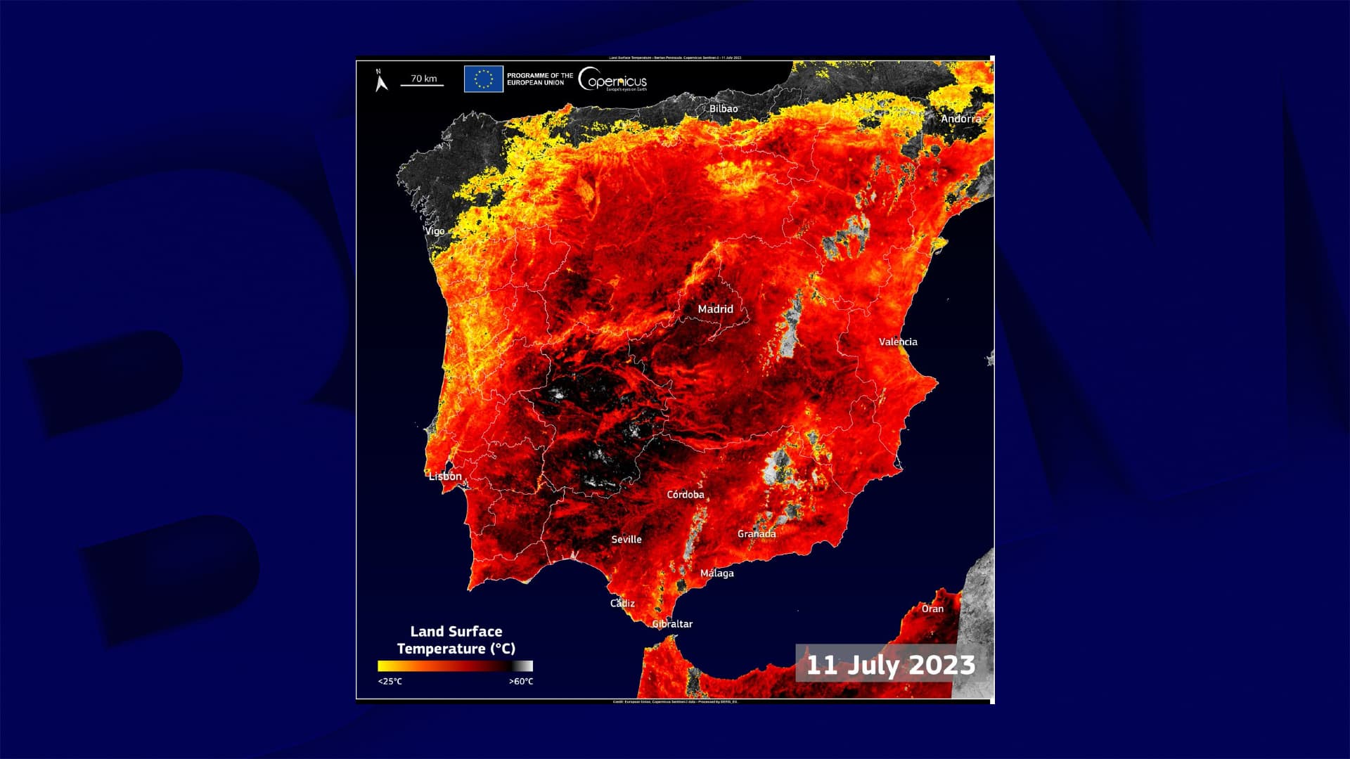 Vague de chaleur en Europe: la température du sol a atteint 60°C en Espagne