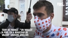 Tour de France : "Un maillot à pois, ça a beaucoup de valeur" savoure Grellier