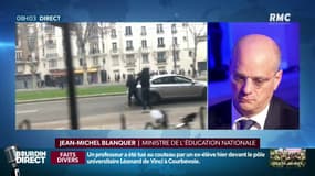 Tensions dans des lycéens: "Nous devons tous prendre nos responsabilités" demande Jean-Michel Blanquer