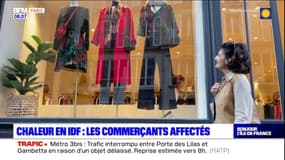 Paris: les commerçants face aux chaleurs tardives