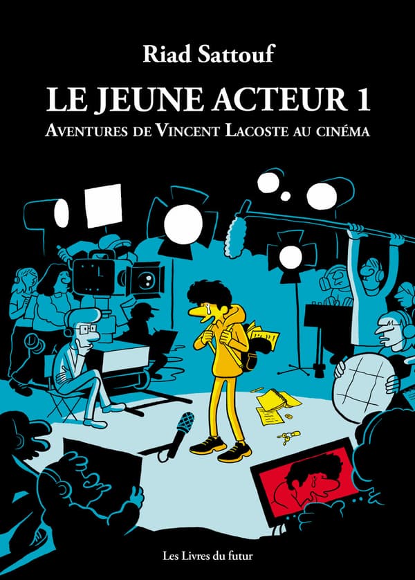 La couverture du "Jeune Acteur", la BD de Riad Sattouf sur Vincent Lacoste