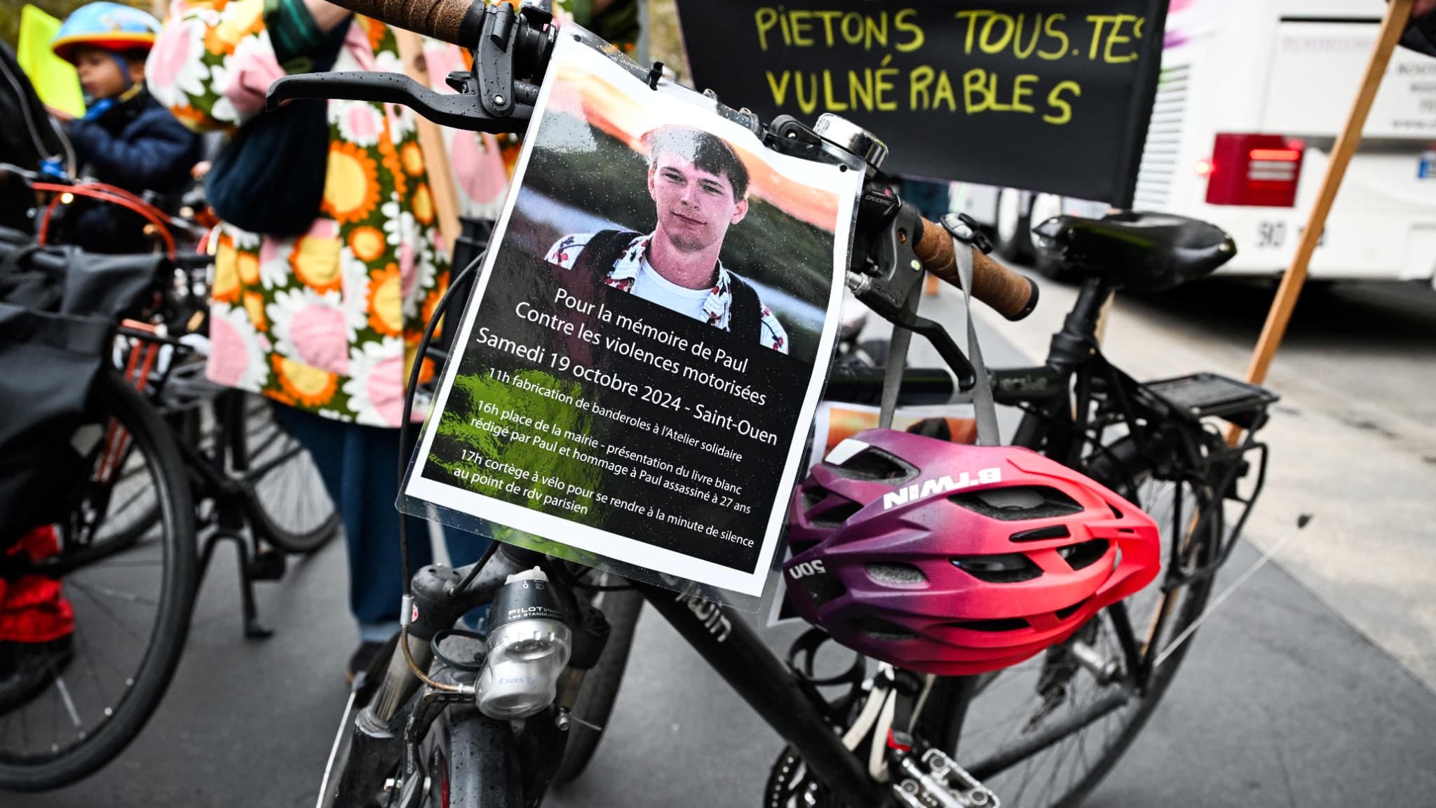 Cyclist killed in Paris: hundreds of people gathered against the "motorized violence"