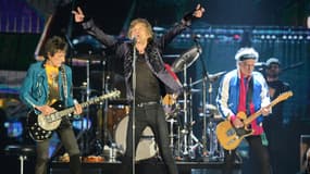 Les Rolling Stones en concert à Singapore le 15 mars 2014.