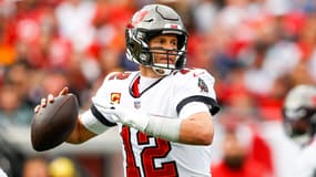 Tom Brady avec Tampa Bay en janvier 2022
