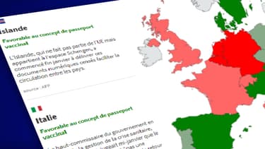 CARTE. Passeport vaccinal: quels pays y sont favorables en Europe?