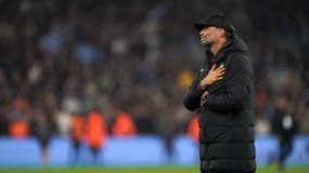 Jürgen Klopp lors du match Aston Villa-Liverpool (3-3, Premier League), le 13 mai 2024