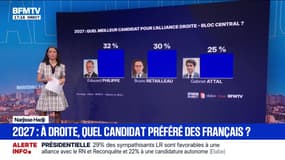 SONDAGE ELABE/BFMTV. LES ÉCLAIREURS -  Quels sont les candidats préférés des Français à droite et au centre pour la présidentielle de 2027?