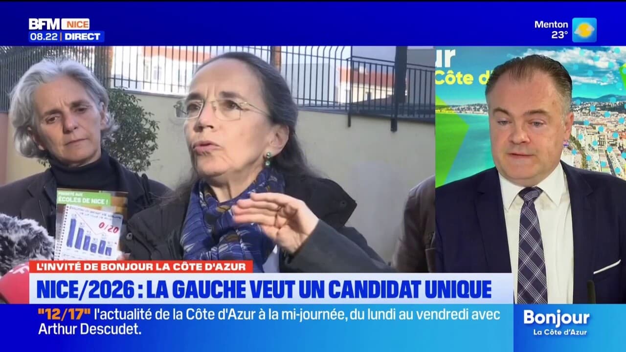 Nice Candidate Municipales 2026: un candidat unique pour la gauche à Nice?