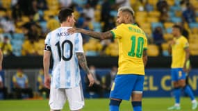 Lionel Messi et Neymar en finale de Copa America