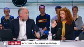 "C’est débile ce que tu dis !": Échange tendu entre Fatima Aït-Bounoua et Olivier Truchot sur la trottinette électrique 