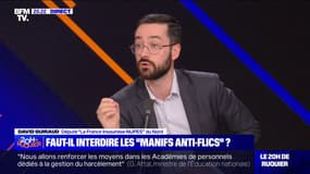 David Guiraud (LFI): "Les gens demandent de la police au quotidien (...) On peut vouloir vivre tranquillement et ne pas vouloir forcément que son gamin soit tué à la suite d'un refus d'obtempérer"