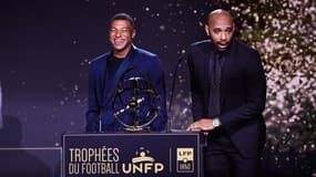 Kylian Mbappé lors des Trophée UNFP
