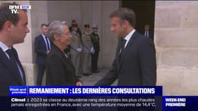 Remaniement: les dernières consultations d'Emmanuel Macron 