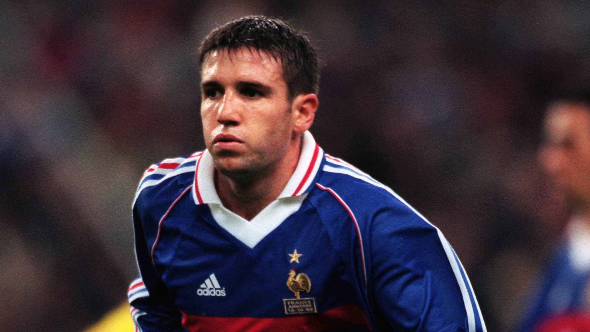 Vincent Candela avec les Bleus en 1998 Vincent Candela avec les Bleus en 1998