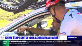 Hautes-Alpes: les coureurs du Tour de France bloqués pendant la 10e étape