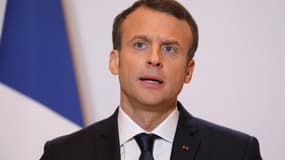 Emmanuel Macron le 10 janvier 2018