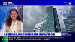 Paris: une course dans un gratte-ciel de La Défense